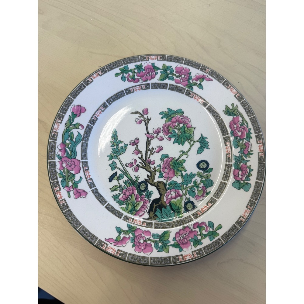 John Maddock & Sons Royal England Floral Plates Greek Peony Antique  set of 11